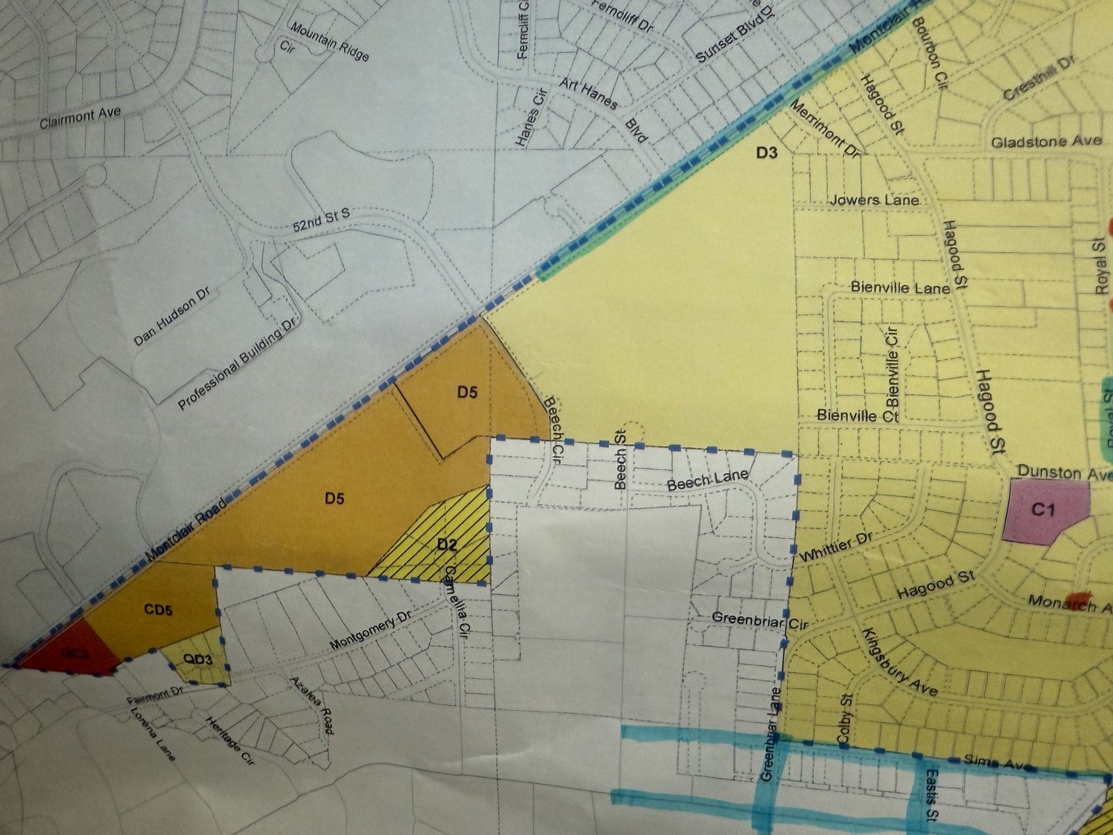 Crestline Zoning Map