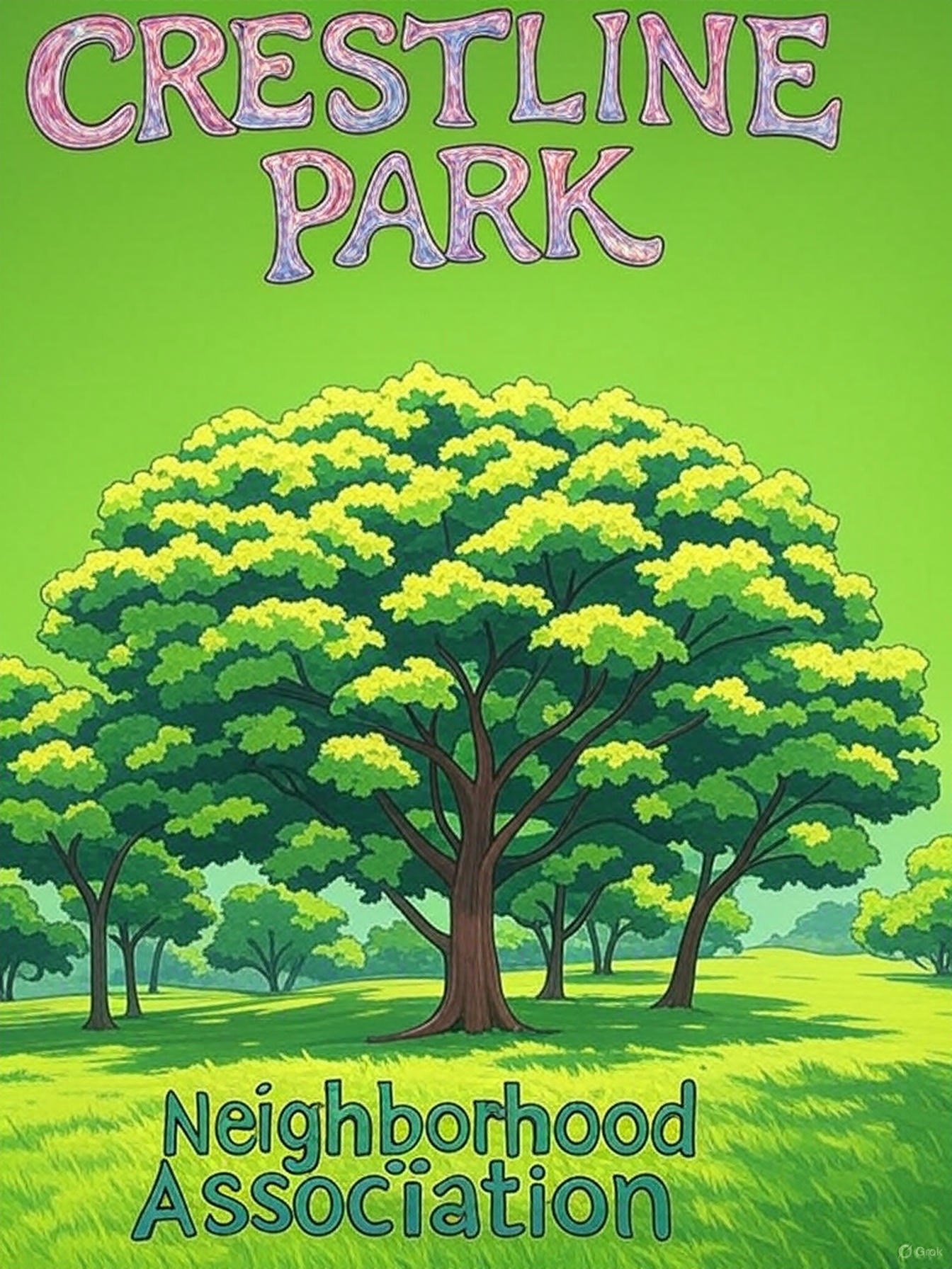 CNA Oak Tree Logo Artwork