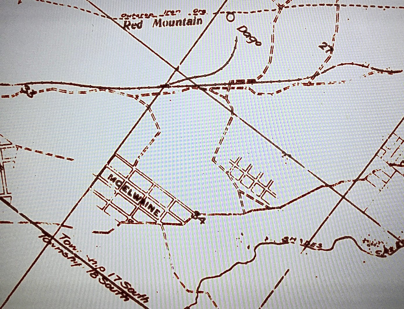 Historic McElwaine Area Map