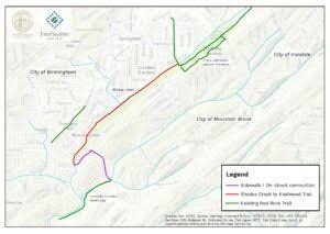 Shades Creek Greenway Trail Map - Freshwater Land Trust