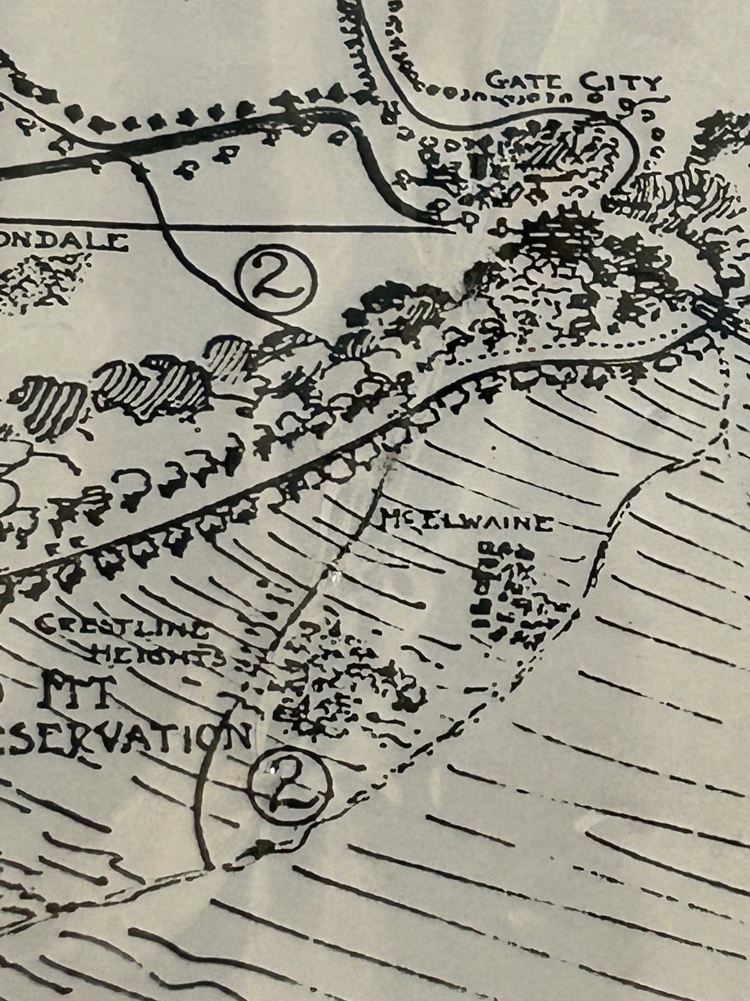 McElwaine & Crestline Heights Map